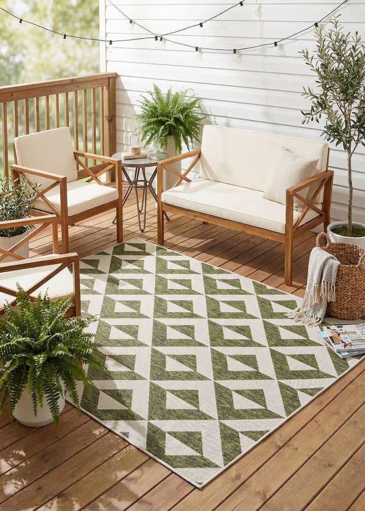 4' x 6' Easy-Clean Jill Zarin Napa Indoor / Outdoor Rug