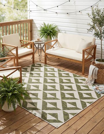 4' x 6' Easy-Clean Jill Zarin Napa Indoor / Outdoor Rug