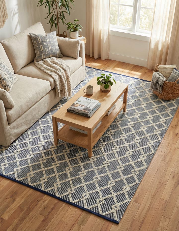 6' 1 x 9' Hand Knotted Jill Zarin Dorset Rug