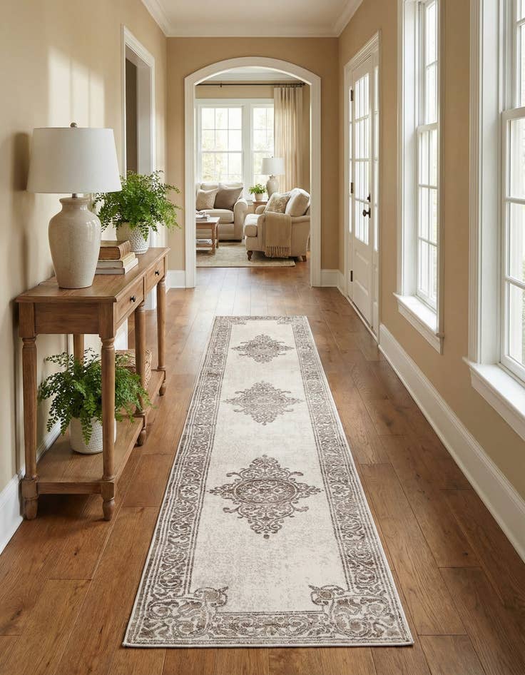 Detail image of 2' 6 x 14' Hermitage Runner Rug