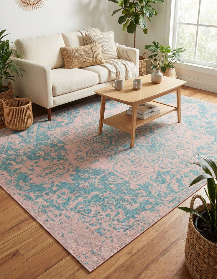 Detail image of 7' x 10'  Washable Jill Zarin Dubai Indoor / Outdoor Rug