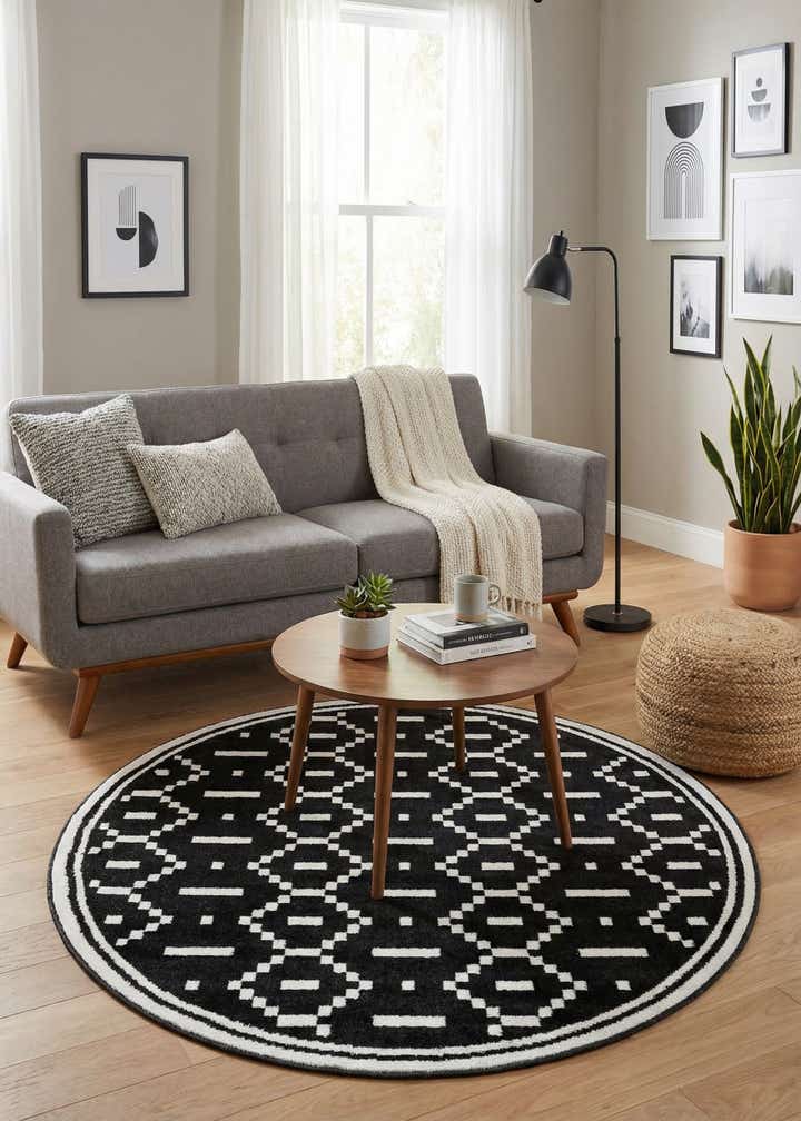 5' x 5' Oslo Round Rug