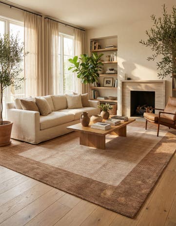 5' 8 x 7' 9 Hand Knotted Darya Wool Rug