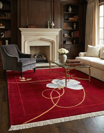 5' 7 x 7' 10 Hand Knotted Darya Wool Rug