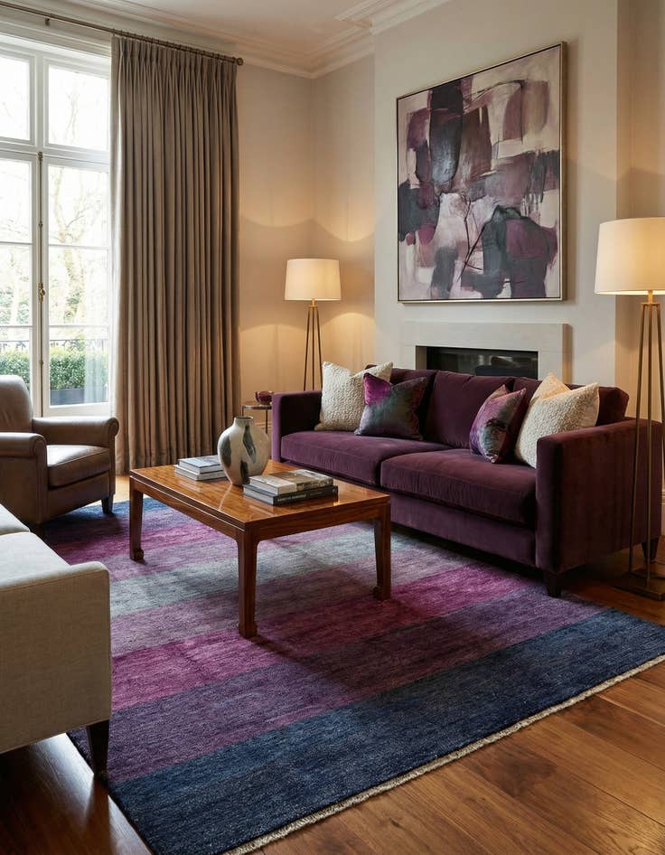 Detail image of  6' 4 x 9' 8 Tabiibaft Wool Rug