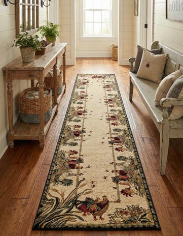 3' x 16' 5 Pastoral Runner Rug