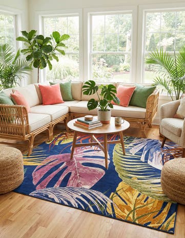 Blossom Square Rug