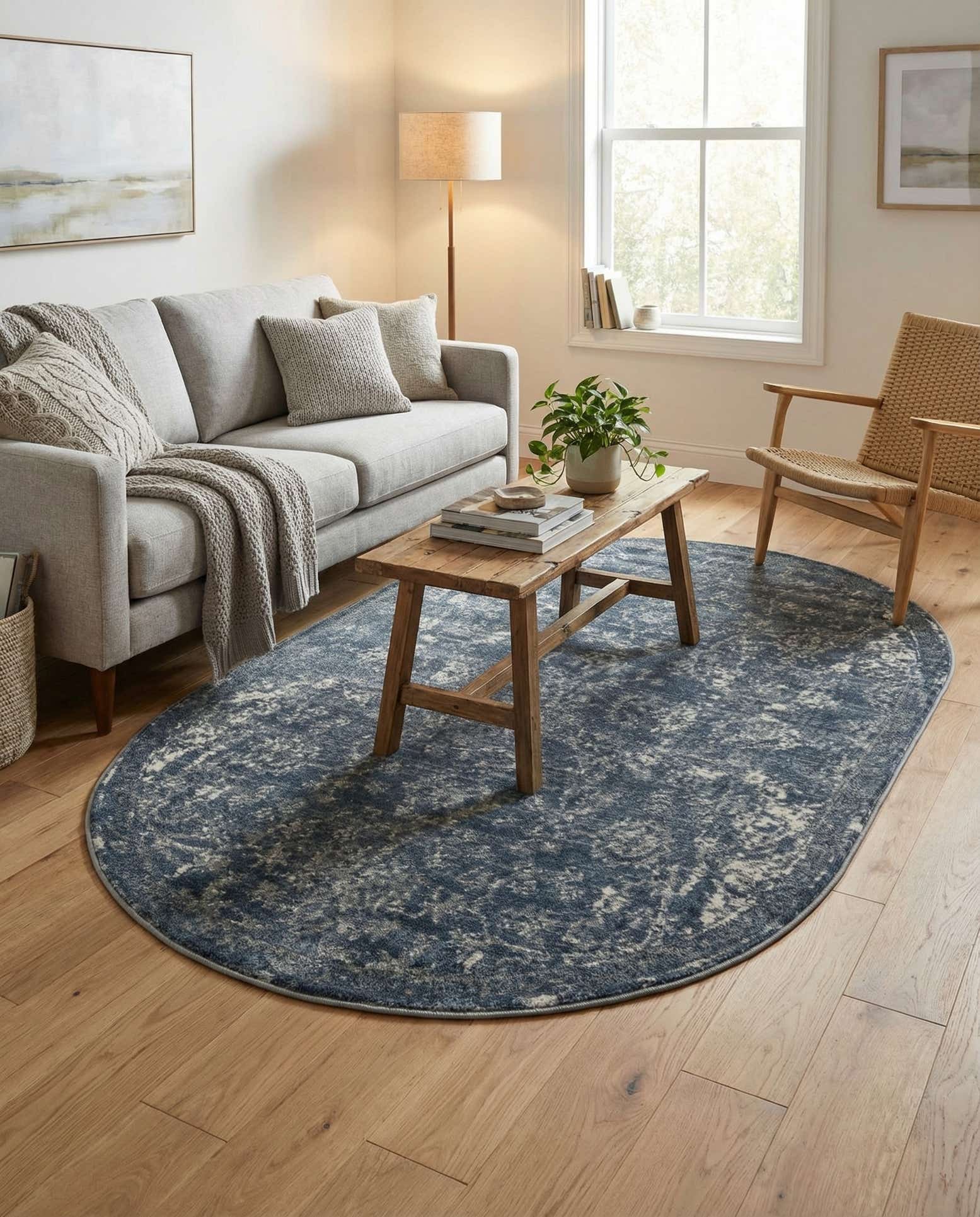 125cm x 185cm Oregon Oval Teppich