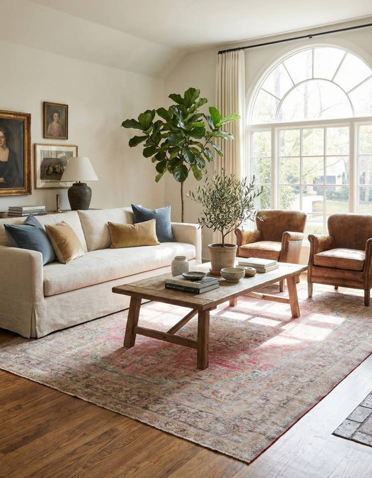 Detail image of 9' 9 x 12' 8 Hand Knotted Ultra Vintage Persian Wool Rug