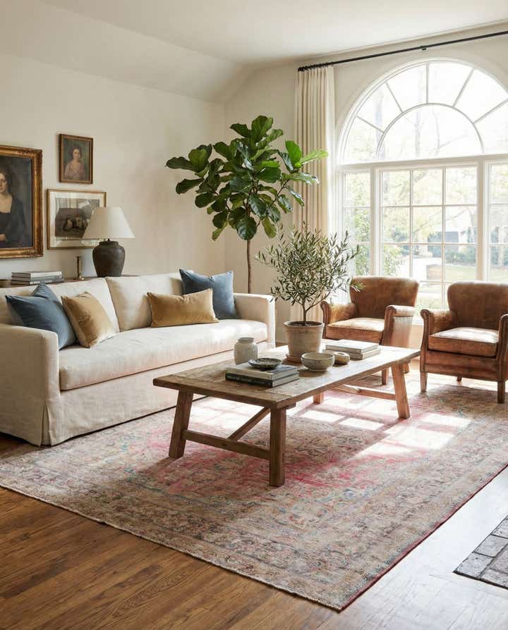 9' 9 x 12' 8 Hand Knotted Ultra Vintage Persian Wool Rug