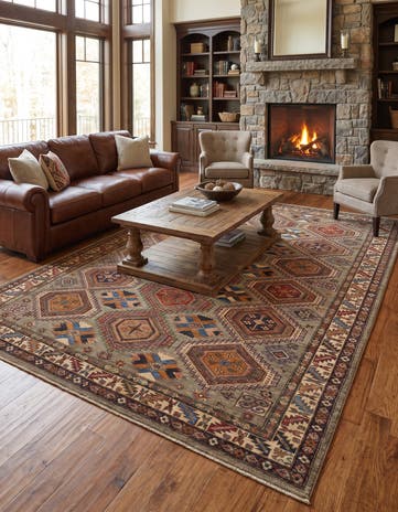 6' 10 x 10' Hand Knotted Kazak Rug