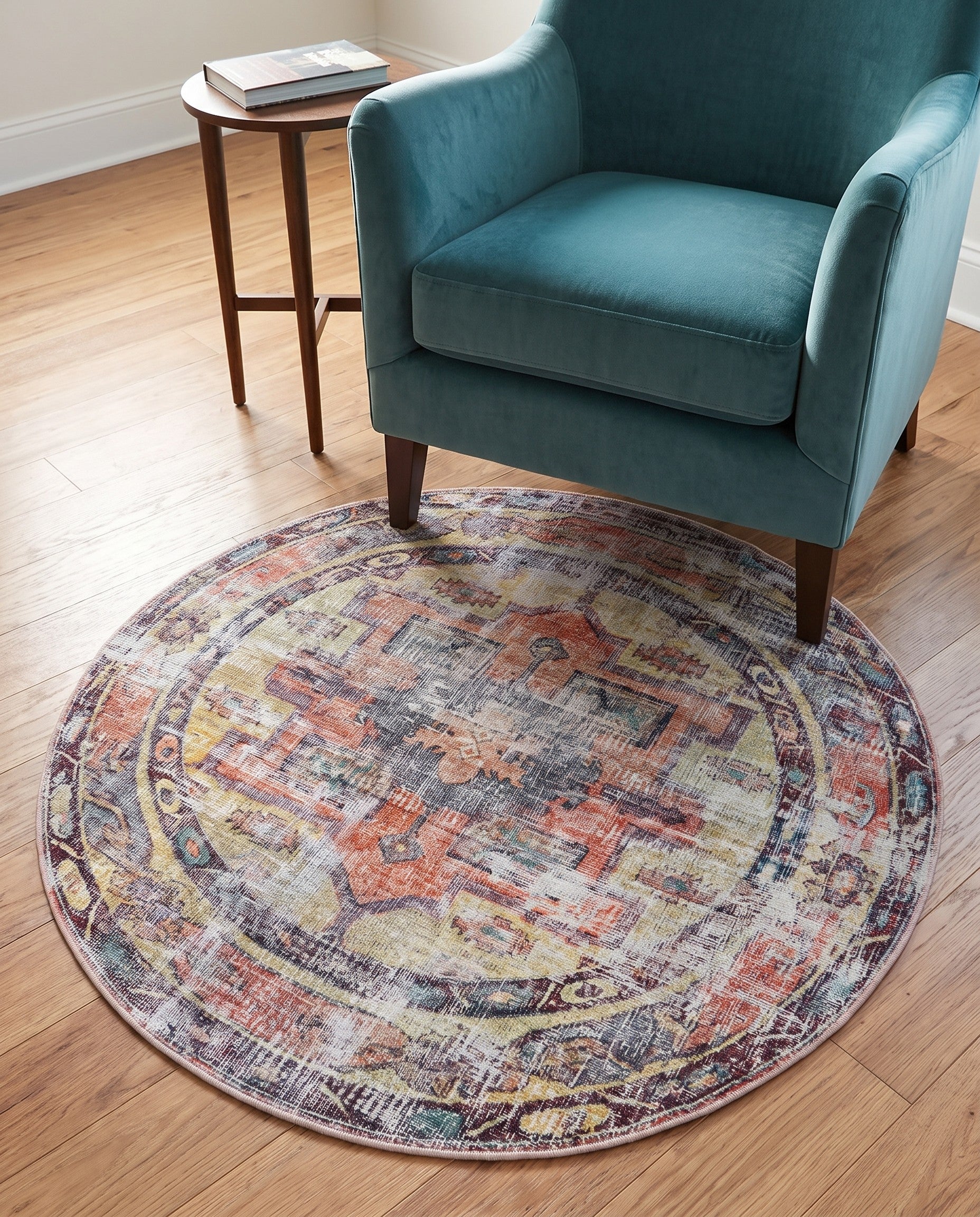 100cm x 100cm Maahru Round Rug
