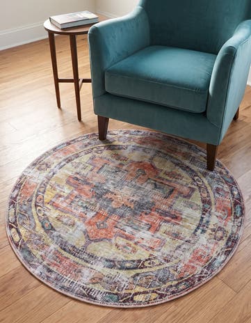 100cm x 100cm Maahru Round Rug