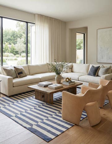 8' 3 x 9' 8 Hand Woven Kilim Modern Wool Rug