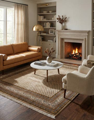 6' 4 x 6' 8 Mir Square Rug