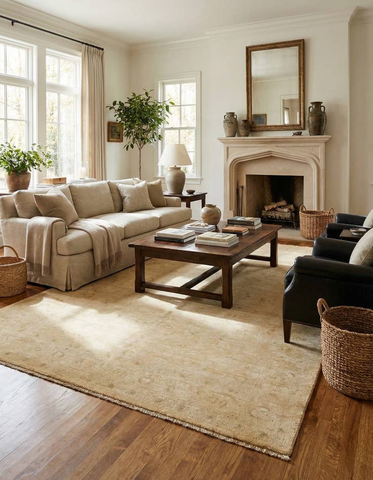 Detail image of 5' 7 x 8' 1  Hand Knotted Peshawar Ziegler Rug