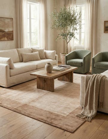 6' 5 x 9' 8 Hand Knotted Darya Wool Rug