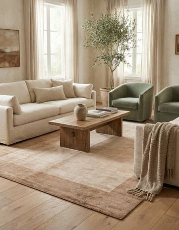 6' 5 x 9' 8 Hand Knotted Darya Wool Rug