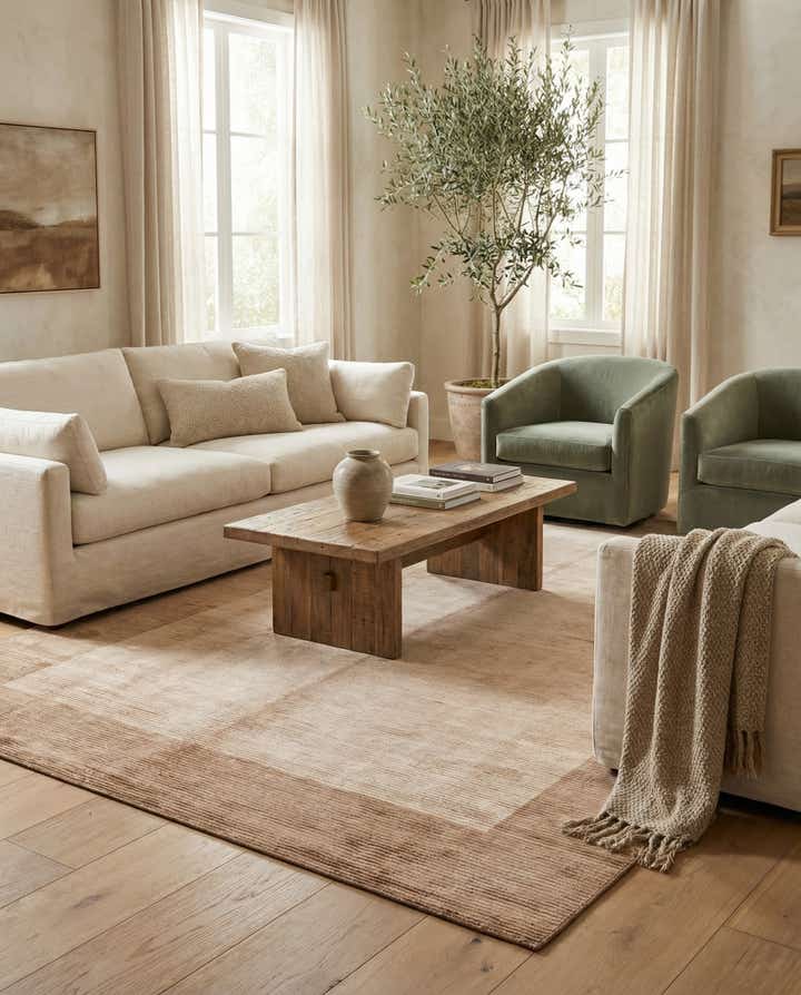 6' 5 x 9' 8 Hand Knotted Darya Wool Rug