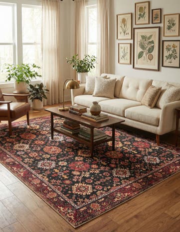 7' 10 x 10' Washable Timeless Rug