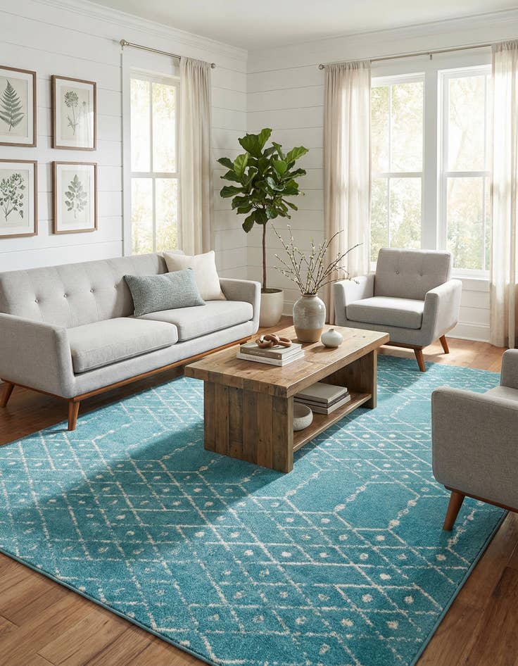 Detail image of 7' x 10' Paxon Trellis Rug