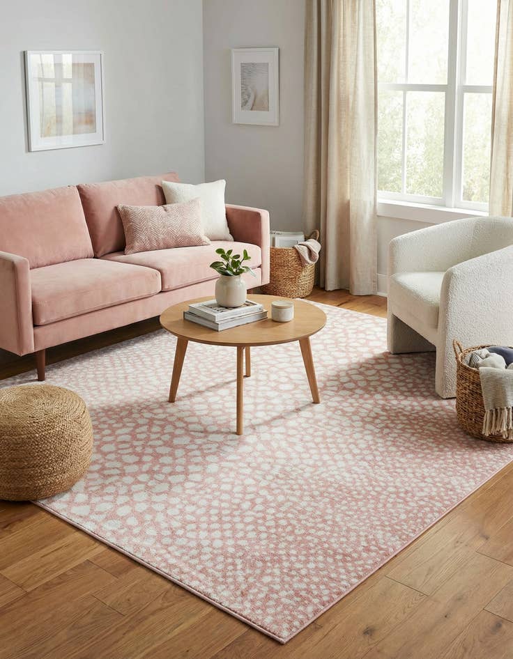 Detail image of  7' 10 x 7' 10 Kamala Washable Square Rug