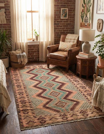 3' 6 x 6' 1 Hand Knotted Ultra Vintage Persian Wool Rug