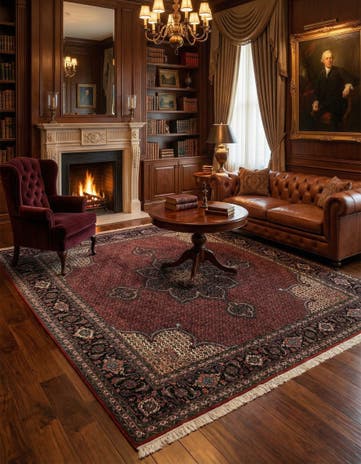 6' 9 x 6' 11 Tabriz Mahi Square Rug