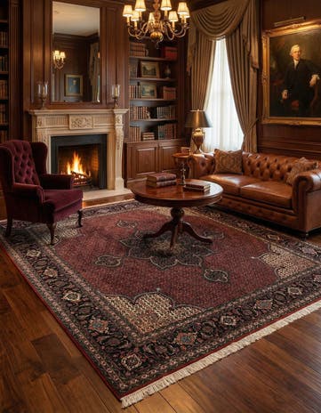 6' 9 x 6' 11 Tabriz Mahi Square Rug