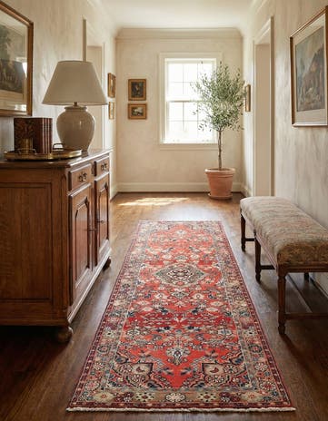 2' 9 x 9' 1 Hamedan Runner Rug