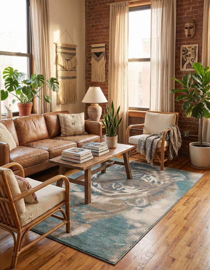 Detail image of 4' x 6' Safari Rug