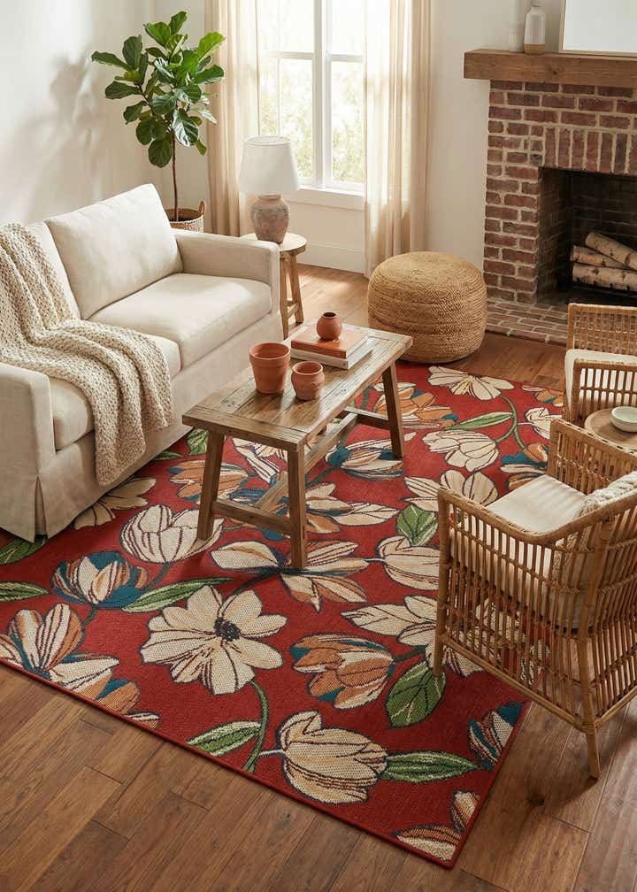 7' 10 x 10' Easy-Clean Baja Indoor / Outdoor Rug