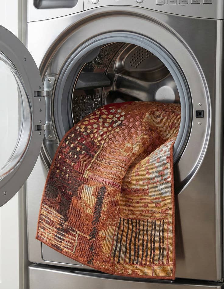 Detail image of 2' x 4'  Washable Modern Indoor / Outdoor Runner Rug