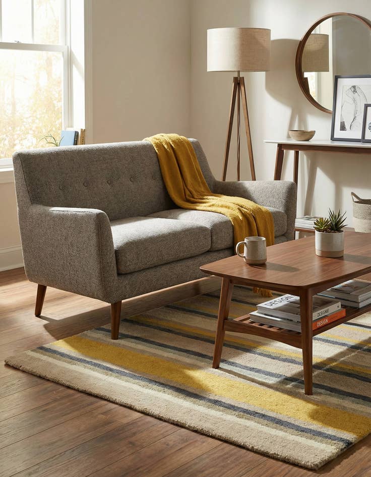 Detail image of 2' 8 x 4' 10 Luna Wool Rug