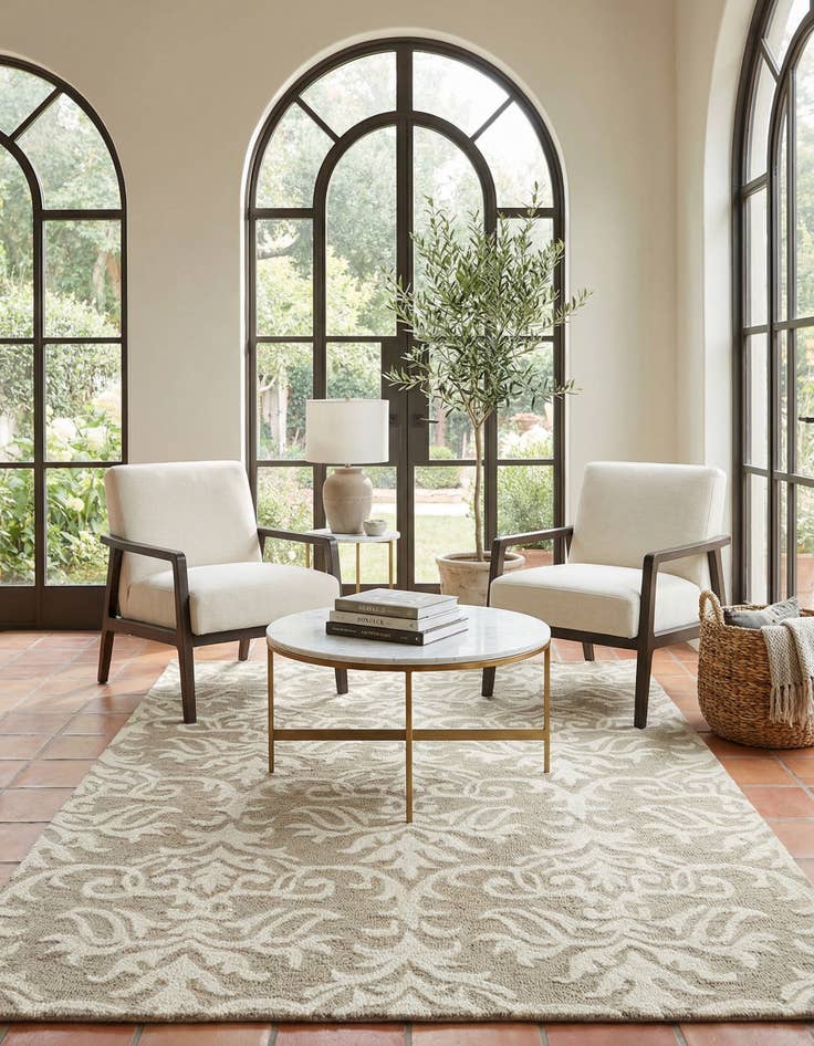 Detail image of 5' x 7' Agra Rug