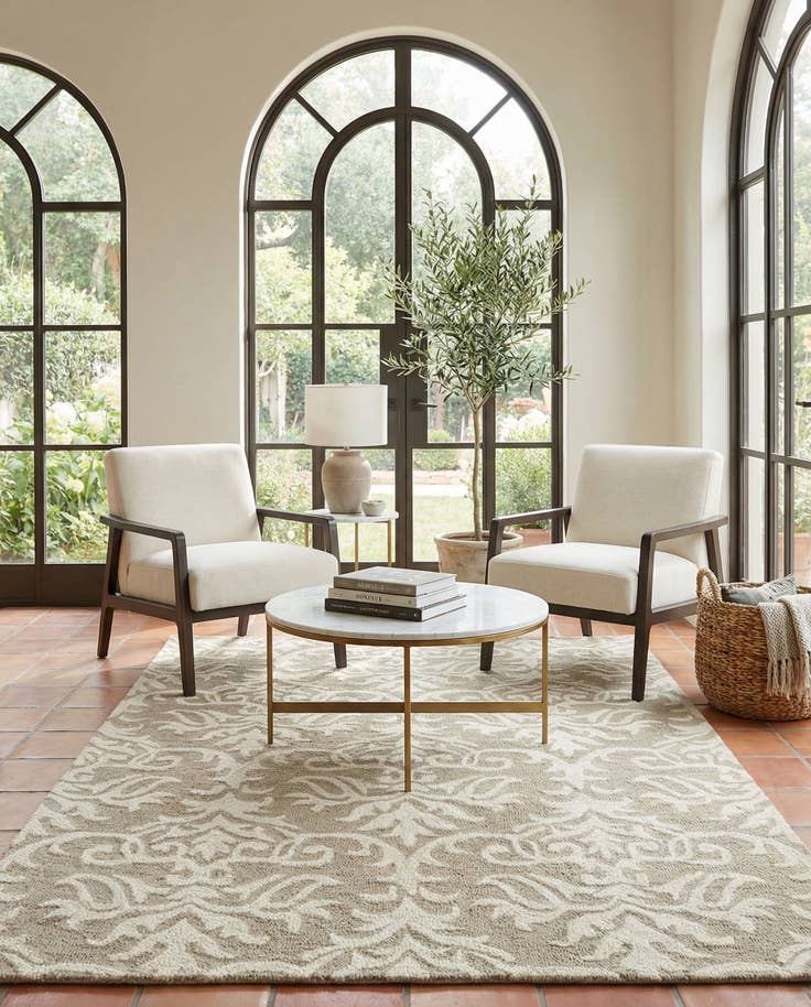 Detail image of 5' x 7' Agra Rug