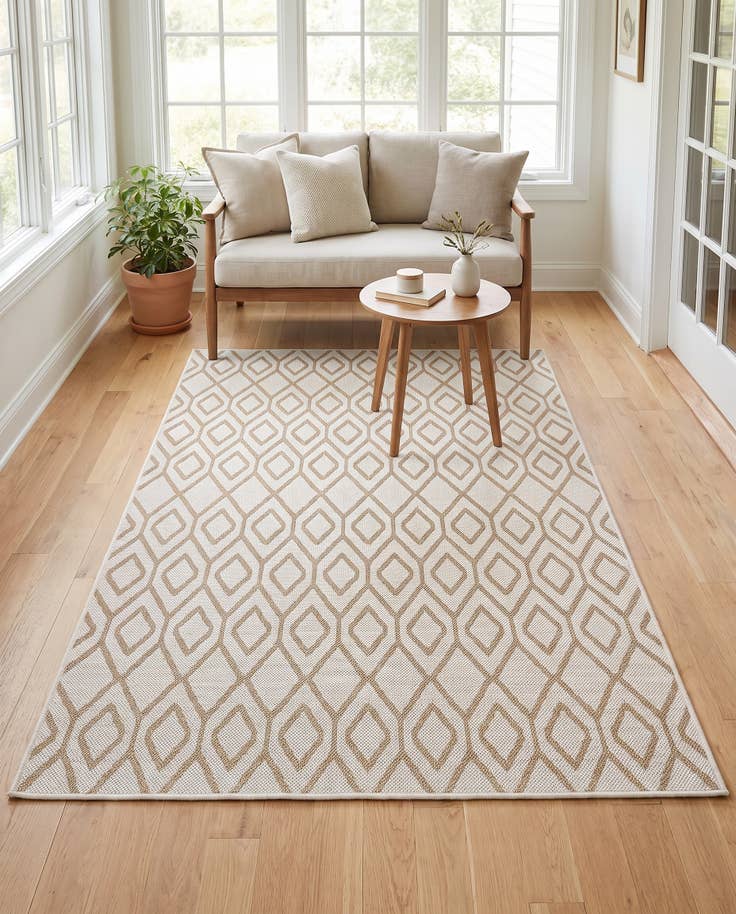Detail image of 4' x 6' Easy-Clean Jill Zarin Turks and Caicos Indoor / Outdoor Rug