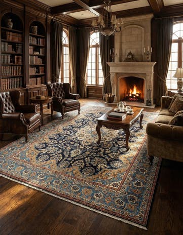 9' 6 x 12' 7 Kashmar Wool Rug