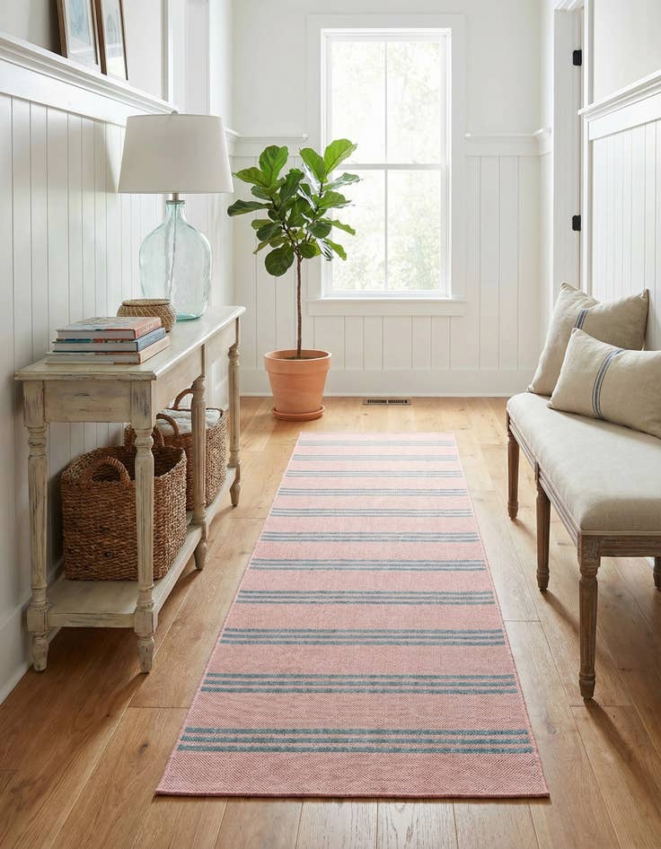 Detail image of 2' x 8' Easy-Clean Jill Zarin Anguilla Indoor / Outdoor Runner Rug