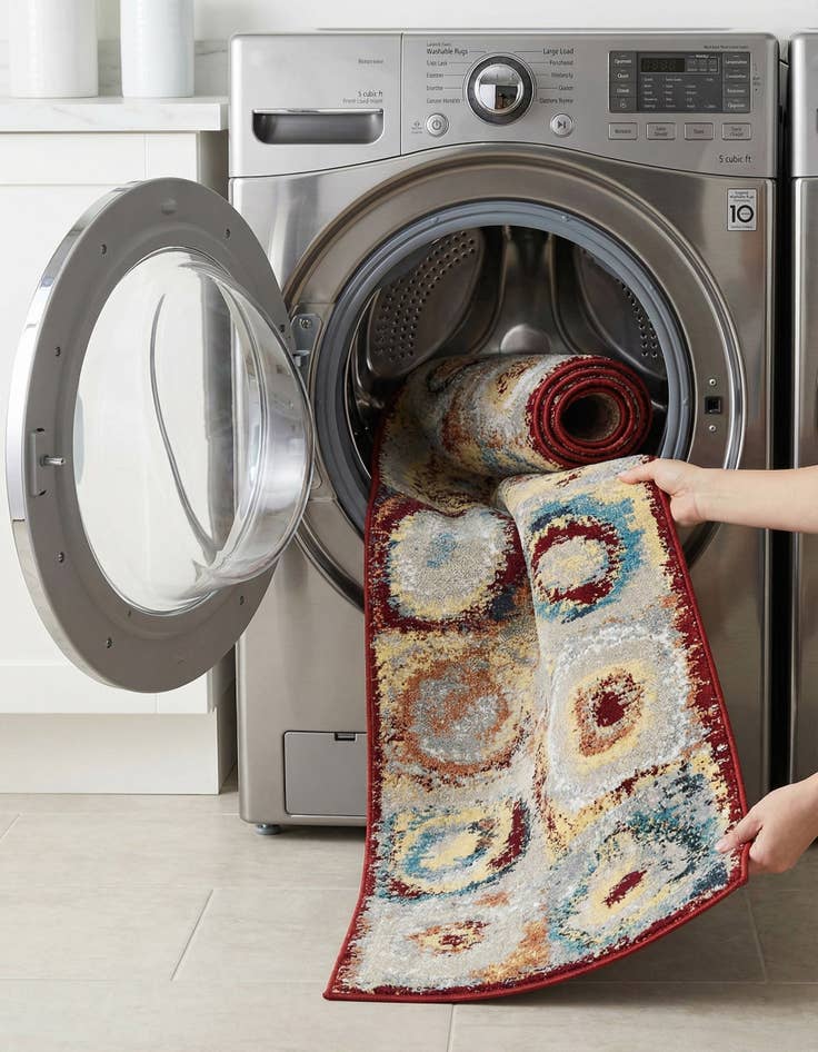 Detail image of  2' x 8' Kamala Washable Runner Rug