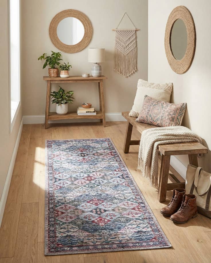 Detail image of 2' x 5' Washable Mangata Runner Rug