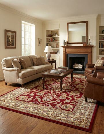 Red Aditi Rug