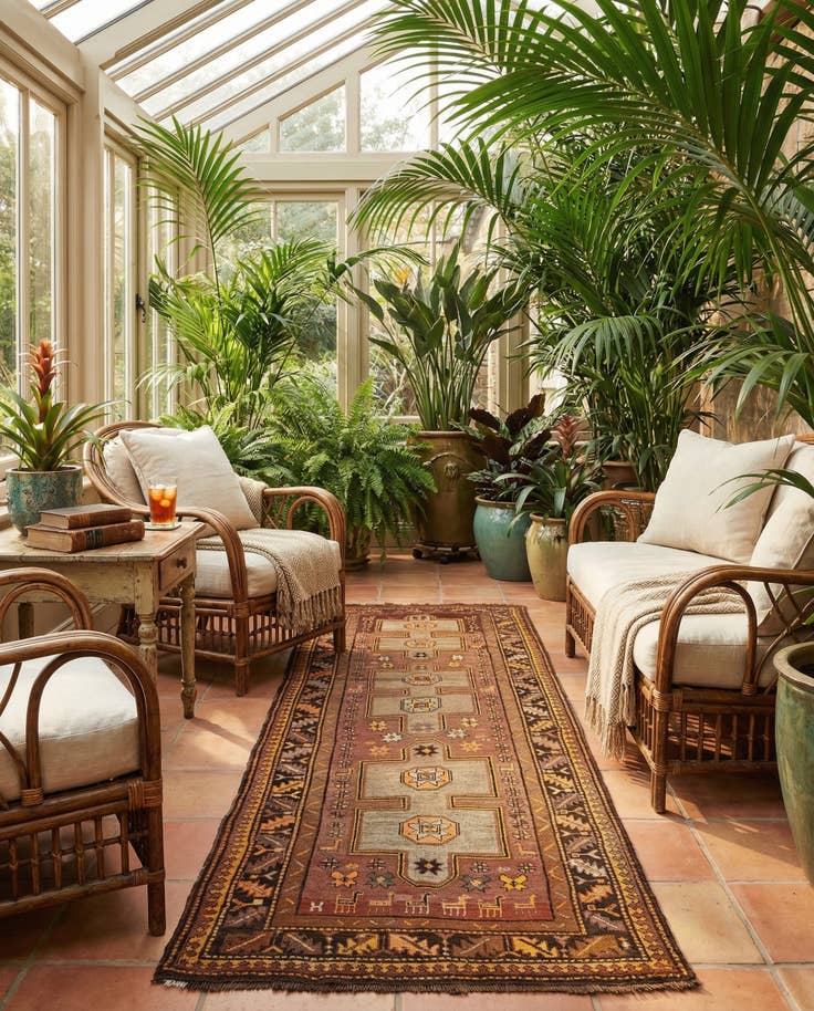 Detail image of 4' 2 x 11' 5 Kars Runner Rug