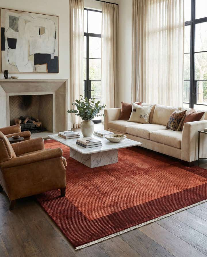 6' 6 x 9' 10 Hand Knotted Darya Wool Rug