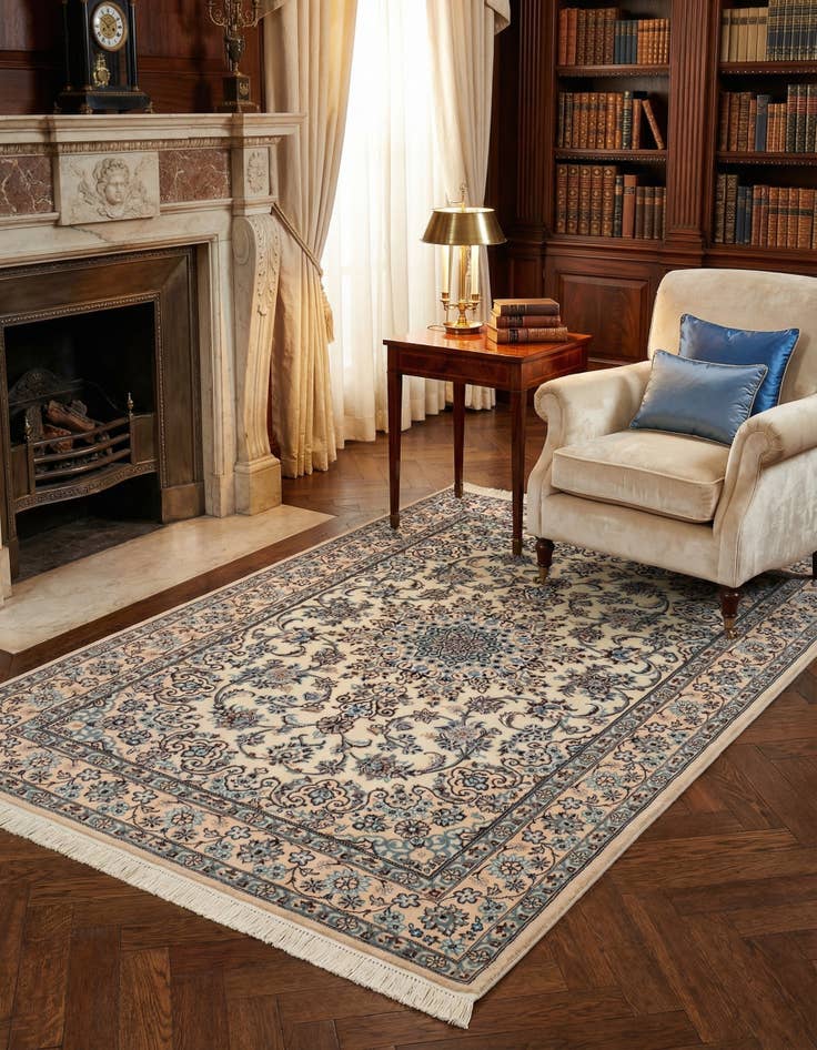 Detail image of 3' 5 x 5' 2 Nain Rug