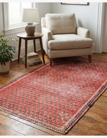 3' 4 x 6' Hand Knotted Ultra Vintage Persian Wool Rug