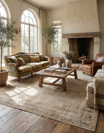 7' 10 x 11' 1 Hand Knotted Ultra Vintage Persian Wool Rug