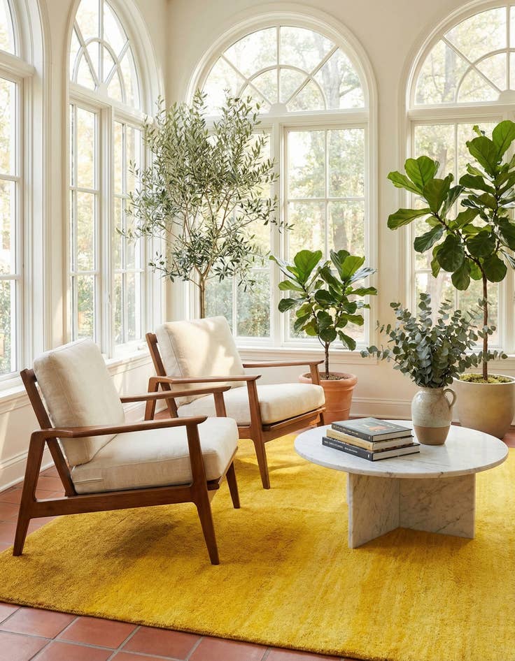 Detail image of  5' 8 x 7' 7  Hand Knotted Kashkuli Gabbeh Wool Rug