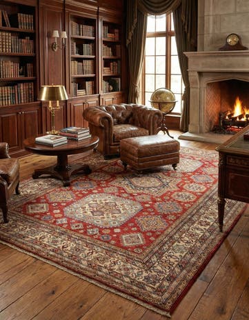 7' 9 x 10' 6 Kazak Wool Rug
