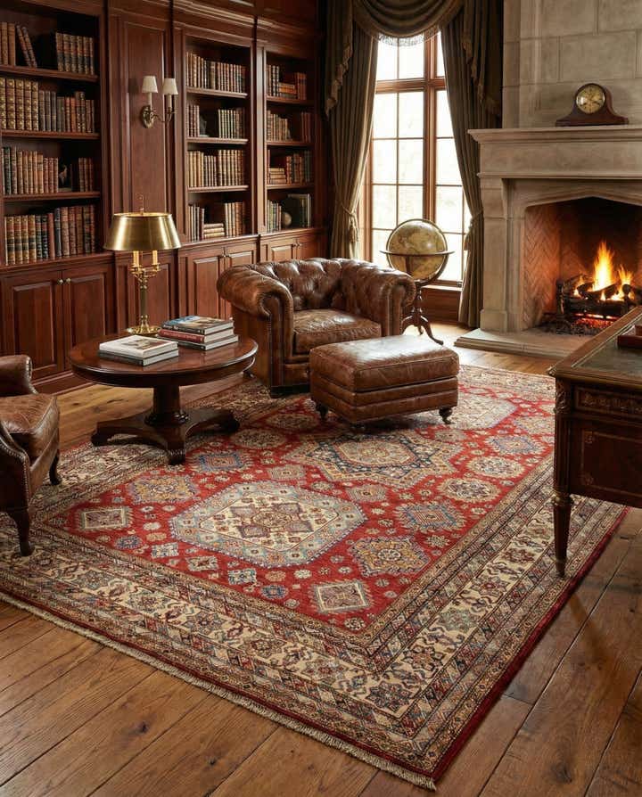 7' 9 x 10' 6 Kazak Wool Rug
